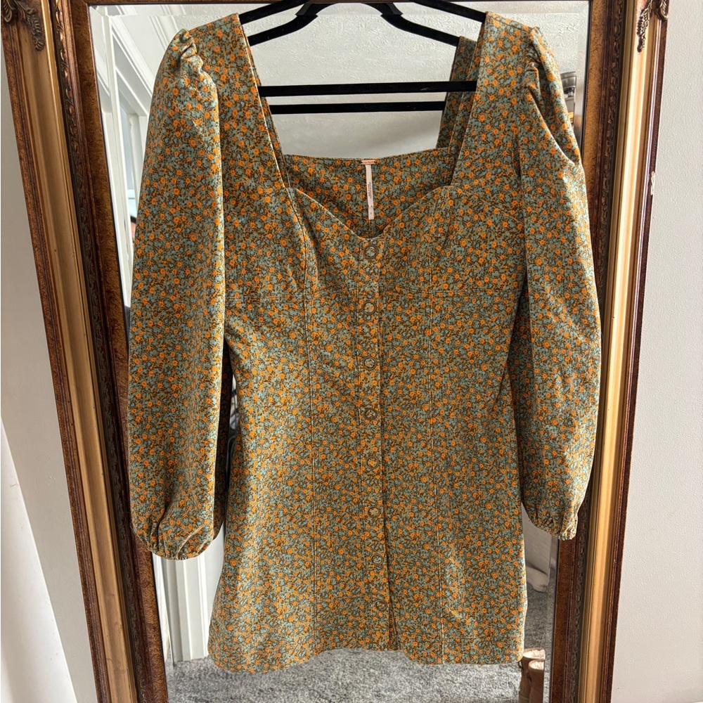 Free People Call Me Cord Mini Dress | Size S | NWT